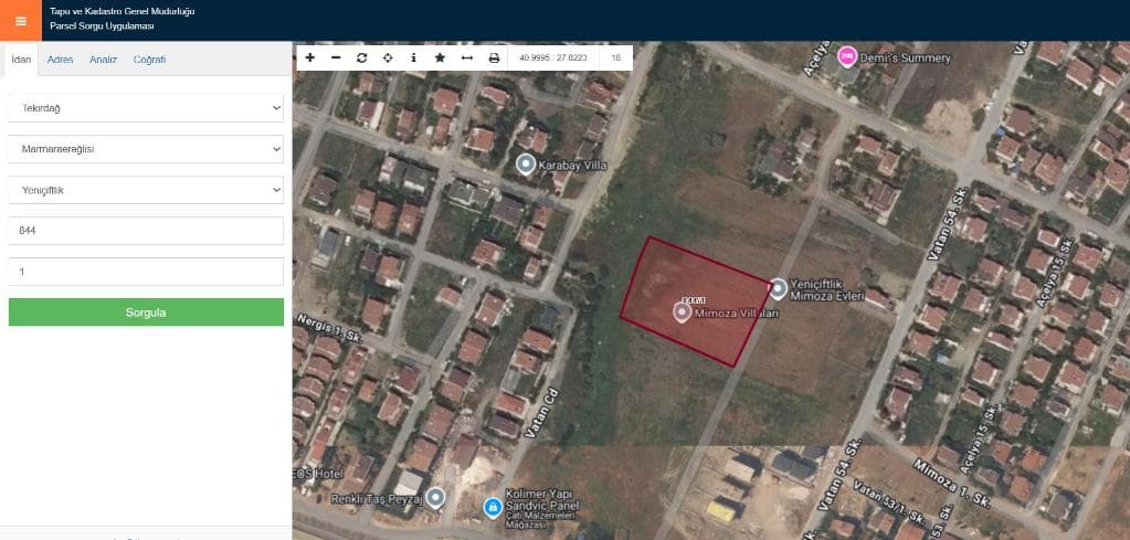 MARMARAEREĞLİSİ YENİÇİFTLİK MİMOZA EVLERİ'NDE SATILIK TRİPLEKS VİLLA (101708710)